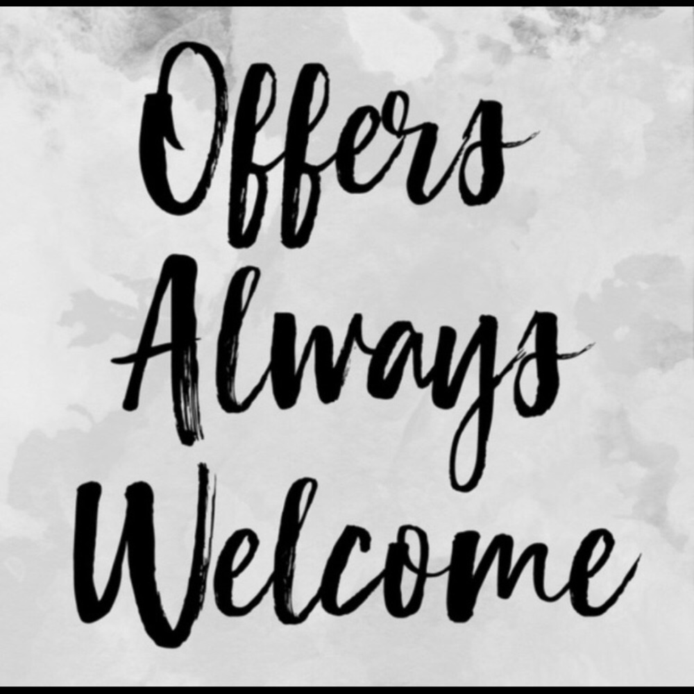 Reasonable Offers Please 🤗